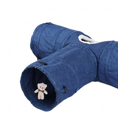 Peek Hole Kitty Tunnel Pet Toys