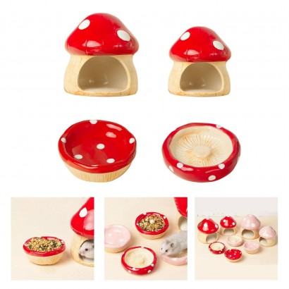 Ceramic Mouse Squirrels House